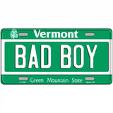 Bad Boy Vermont Metal Novelty License Plate 12" x 6" (LP)