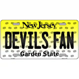 Devils Fan New Jersey Novelty Metal License Plate 12" x 6" (LP)
