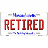 Retired Massachusetts Metal Novelty License Plate 12" x 6" (LP)
