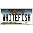 Whitefish Montana State Novelty License Plate 12" x 6" Automotive (LP)