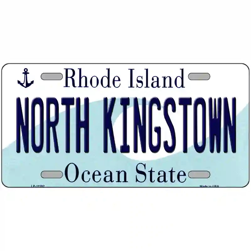 North Kingstown Rhode Island State License Plate Novelty License Plate 12" x 6" (LP)