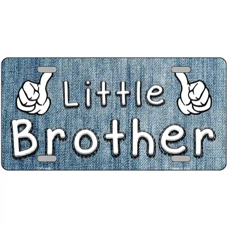 Little Brother Novelty License Plate 12" x 6" (LP)