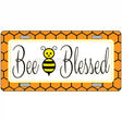 Bee Blessed Simple Novelty License Plate 12" x 6" (LP)