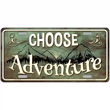 Choose Adventure Novelty License Plate 12" x 6" Automotive (LP)