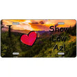 Show Low Valley Arizona Novelty License Plate 12" x 6" Automotive (LP)