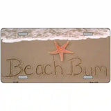 Beach Bum Novelty Metal License Plate 12" x 6" (LP)