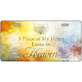 Lives In Heaven Novelty Metal License Plate 12" x 6" (LP)