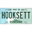 Hooksett New Hampshire Novelty Metal License Plate 12" x 6" Automotive (LP)