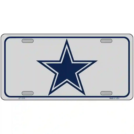 Blue Star Novelty Metal License Plate Tag LP-1216