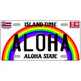 Aloha Hawaii Novelty Metal License Plate 12" x 6" (LP)