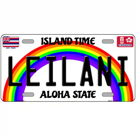 Leilani Hawaii Novelty Metal License Plate 12" x 6" Automotive (LP)