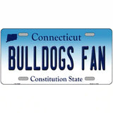 Bulldogs Fan Connecticut Novelty Metal License Plate 12" x 6" (LP)