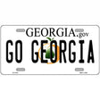 Go Georgia Novelty Metal License Plate 12" x 6" (LP)