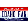 Idaho Fan Novelty Metal License Plate 12" x 6" (LP)