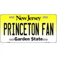 Princeton Fan Novelty Metal License Plate 12" x 6" (LP)