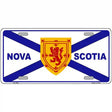 Nova Scotia Flag Novelty Metal License Plate 12" x 6" (LP)