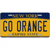 Go Orange Novelty Metal License Plate 12" x 6" (LP)
