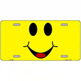 Happy Smiley Novelty Metal License Plate 12" x 6" (LP)