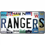 Rangers Strip Art Novelty Metal License Plate Tag 12" x 6" (LP)