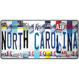 North Carolina Strip Art Novelty Metal License Plate Tag 12" x 6" Automotive (LP)