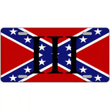 3 Percenter Confederate Novelty Metal License Plate Tag 12" x 6" (LP)