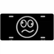 Loopy Black Novelty Metal License Plate Tag 12" x 6" (LP)
