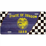 Oregon Racing Flag Novelty Metal License Plate Tag 12" x 6" Automotive (LP)