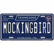 Mockingbird Tennessee Blue Novelty Metal License Plate Tag 12" x 6" (LP)