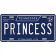 Princess Tennessee Blue Novelty Metal License Plate Tag 12" x 6" (LP)