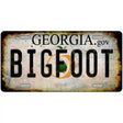 Bigfoot Georgia Novelty Metal License Plate Tag 12" x 6" Automotive (LP)
