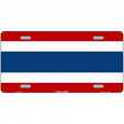 Thailand Flag Metal Novelty License Plate 12" x 6" (LP)