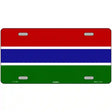 Gambia Flag Metal Novelty License Plate 12" x 6" (LP)