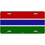 Gambia Flag Metal Novelty License Plate 12" x 6" (LP)