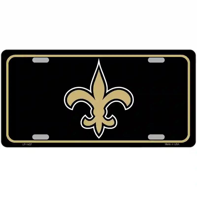 Fleur de lis Metal Novelty License Plate 12" x 6" (LP)