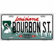 Bourbon St Louisiana Novelty Metal License Plate 12" x 6" (LP)