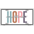 Hope In Christ Novelty Metal License Plate LP-14475