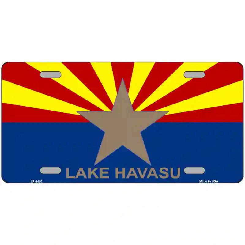 Lake Havasu Arizona State Flag Metal Novelty License Plate 12" x 6" (LP)