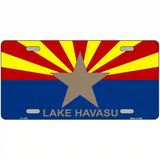 Lake Havasu Arizona State Flag Metal Novelty License Plate 12" x 6" (LP)