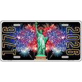 Lady Liberty Fireworks Novelty Metal License Plate LP-14549 12" x 6" Automotive (LP)