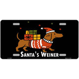 Santas Weiner Novelty Metal License Plate LP-14551