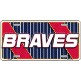 BRAVES Graphic Novelty Metal License Plate LP-14566