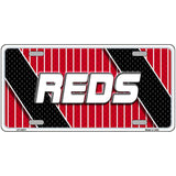 REDS Graphic Novelty Metal License Plate LP-14571