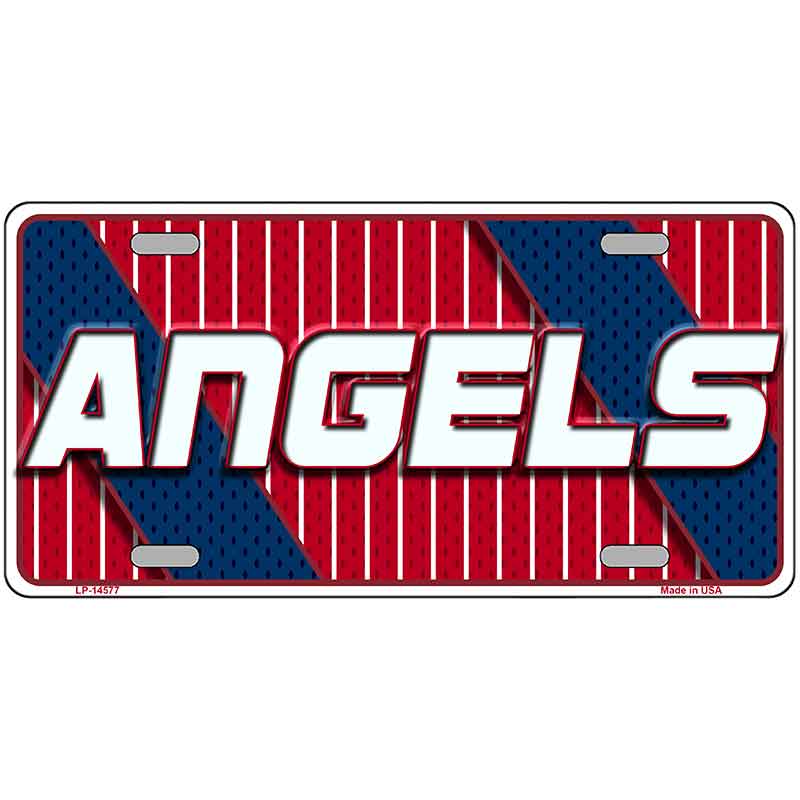 ANGELS Graphic Novelty Metal License Plate LP-14577