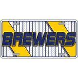 BREWERS Graphic Novelty Metal License Plate LP-14580