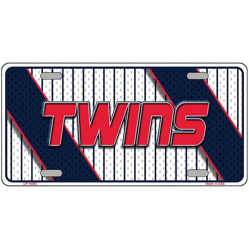 TWINS Graphic Novelty Metal License Plate LP-14581