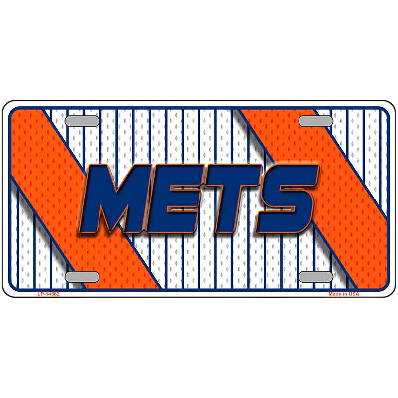 METS Graphic Novelty Metal License Plate LP-14582