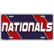 NATIONALS Graphic Novelty Metal License Plate LP-14594 12" x 6" Automotive (LP)