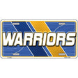 WARRIORS Graphic Novelty Metal License Plate LP-14604 12" x 6" Automotive (LP)