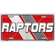 RAPTORS Graphic Novelty Metal License Plate LP-14622 12" x 6" Automotive (LP)
