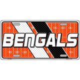 BENGALS Graphic Novelty Metal License Plate LP-14631 12" x 6" Automotive (LP)